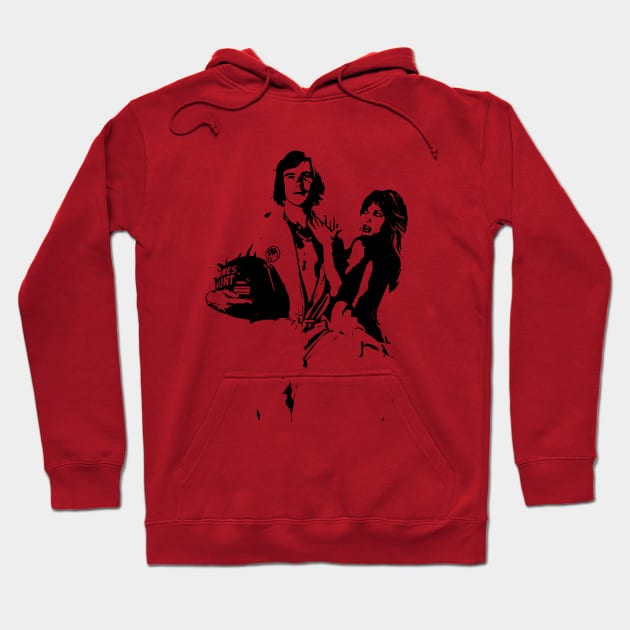 James Hunt silhouette Hoodie by Alexventura